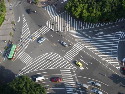 十字路口道路標線